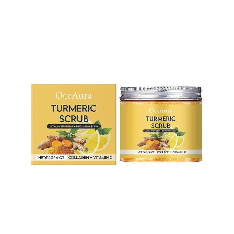 2025 Vitamin C and Turmeric Body Scrub, Vitamin C Turmeric Exfoliating Clarifying Scrub, Cleansing Body Scrub, Cleansing Exfoliating Dead Body Scrub