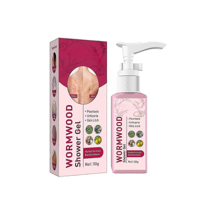 2025 Wormwood anti-itch body wash, back anti-acne anti-itch body wash, anti-mite and chicken skin body wash