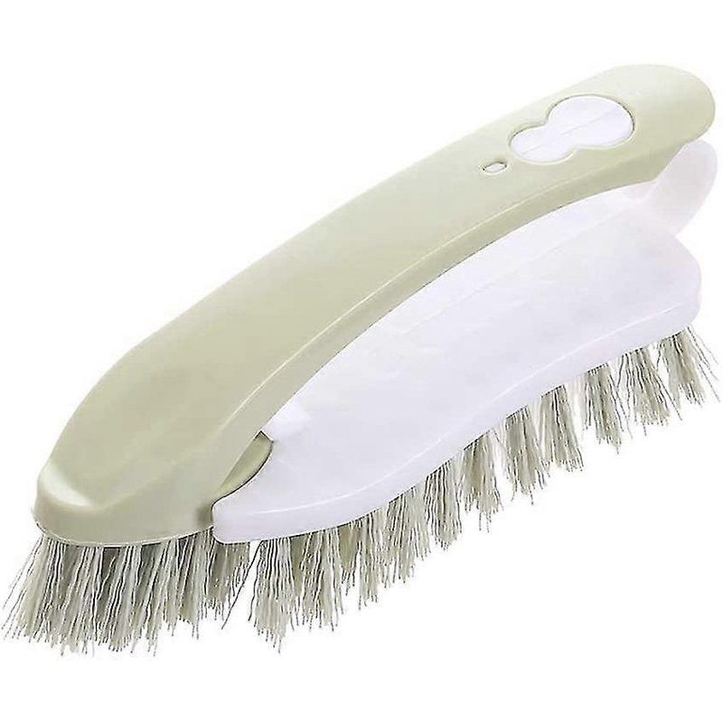 1pcs– 16cm detachable clothes brush with soft bristles and detachable plastic handle for cleaning clothes, shoes, pants, bathroom