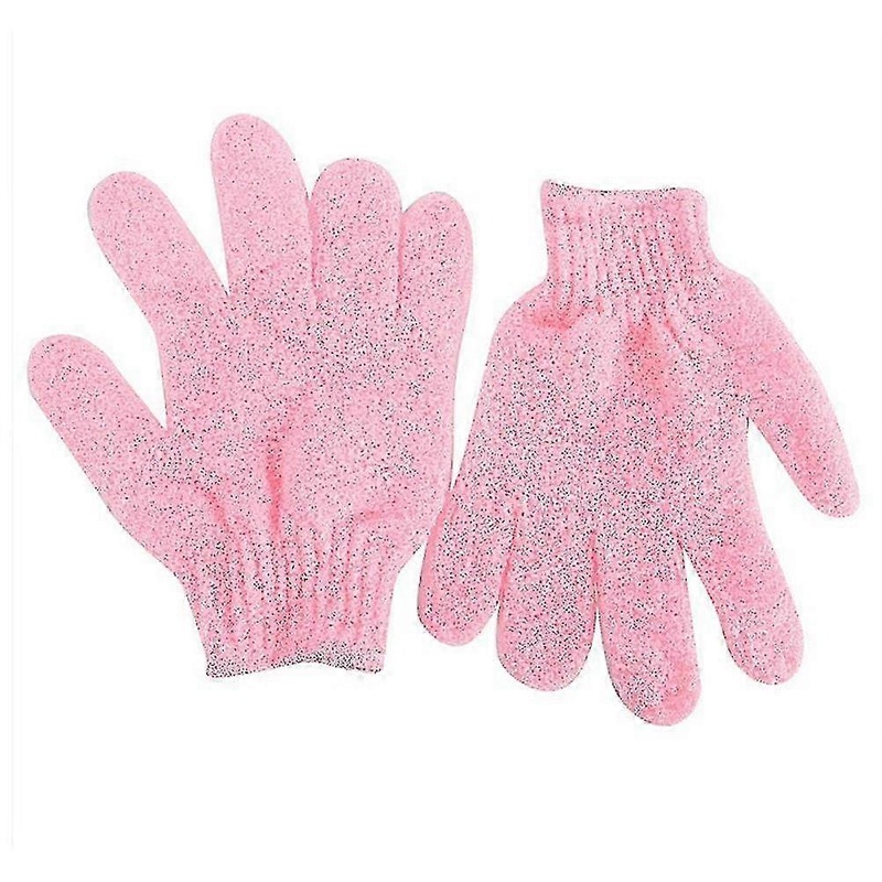 2025 4 Pairs Moisturizing Gloves Exfoliating Body Shower Gloves Body Scrubbers Loofah Glove