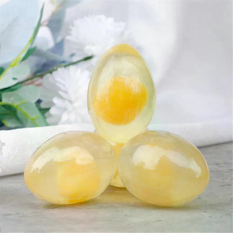 2025 Baby Soap Natural Gold Collagen 80g Household Bathroom Supplies Egg Soap Whitening Infant Skin-friendly Universal Cleansing Soap
