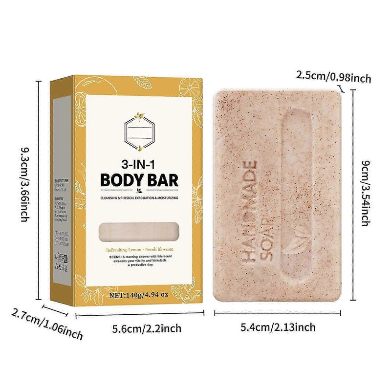 2025 Sandalwood Exfoliating Soap Gentle Scrub With Soothing Oil Sulfate-Free Paraben-Free