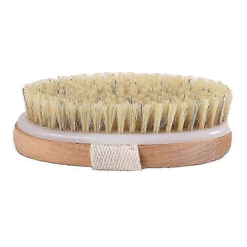 2 In 1 Dry Skin Body Brush Natural Bristle Dead Skin Remover Anti Cellulite