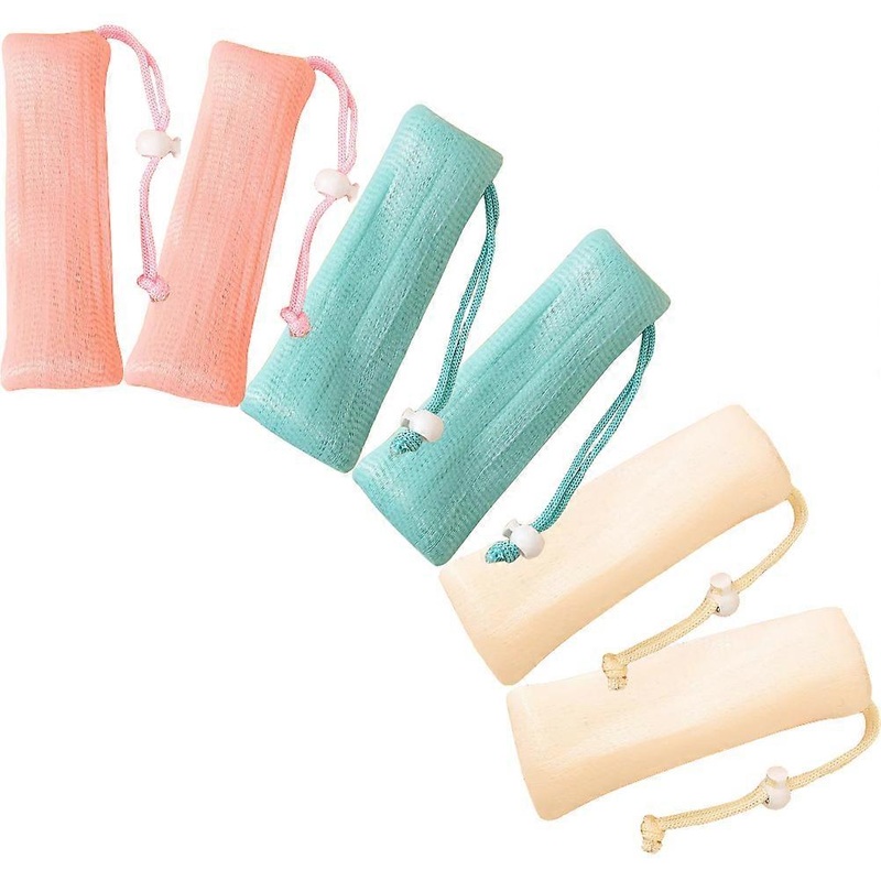 Soap Foaming Bags for Home Use with Comfortable Texture 6Pcs Soap Pouches