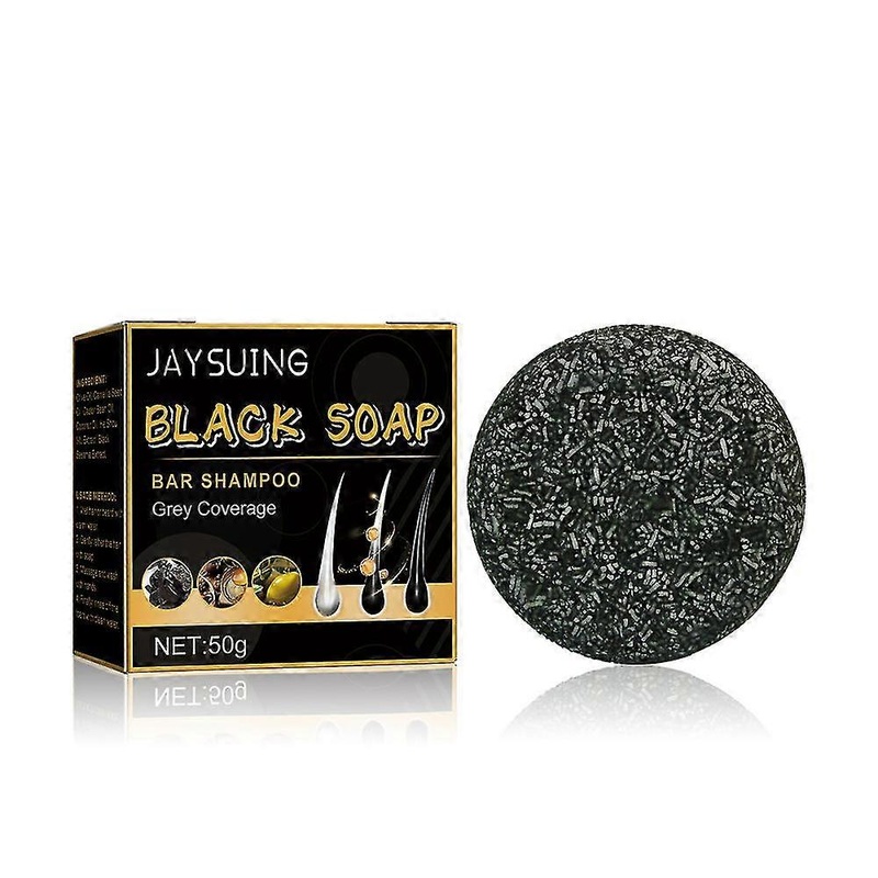 1-3pcs Spartan Gray Hair Reverse Bar Mane Gray Reverse Bar, Hair Darken Bar Soap Nourishes