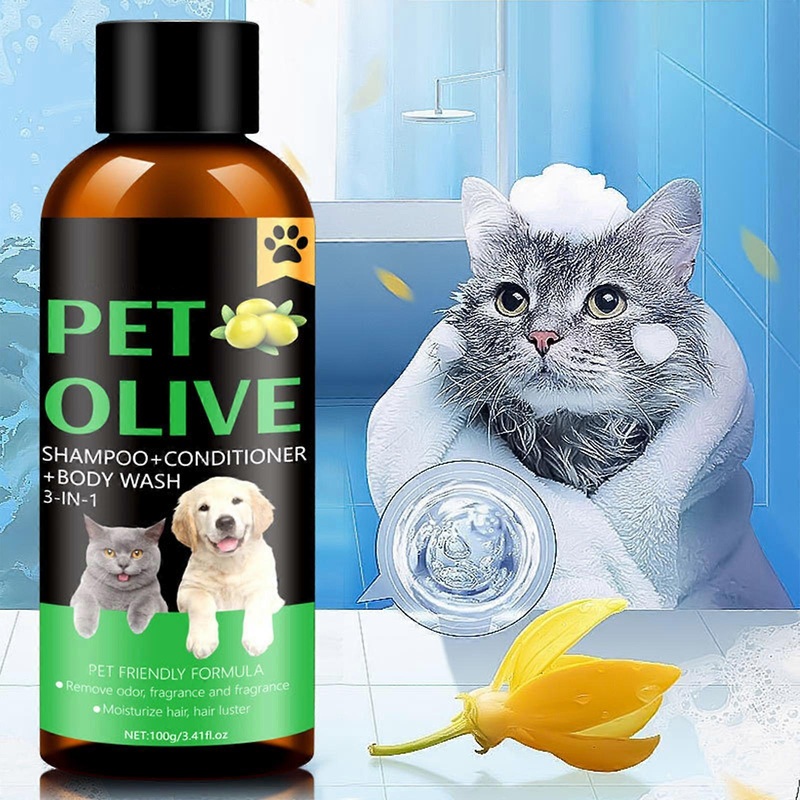 3 in 1 Dog Wash, Grooming Body Wash for Dog, Long Lasting Dog Sprays, Nourishing Shower Gel for Dog for Cleaning, Conditioning, Moisturizing Dogs