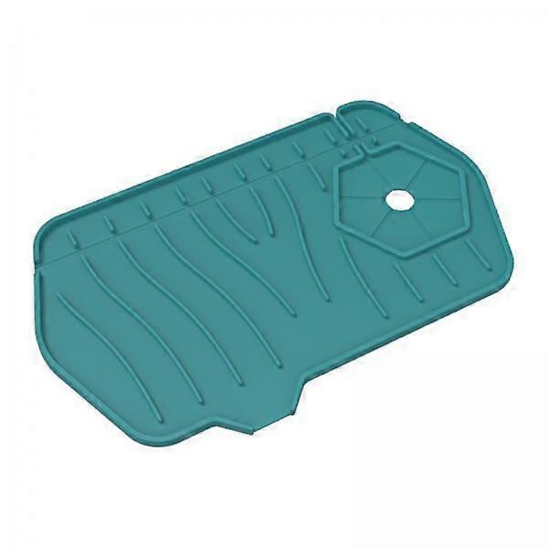 2-4pack Foldable Faucet Drain Pad Practical Kitchen Supplies for Rag Soap Green