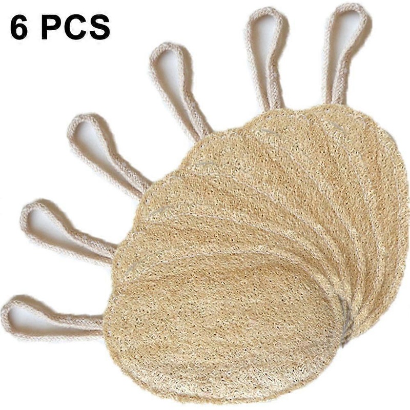 PIAO 6 Pack Exfoliating Face and Body Wash Cloths Towel Soft Weave Bath Cloth Exfoliating Scrub Cloth Massage bath Cloth for Women and Man