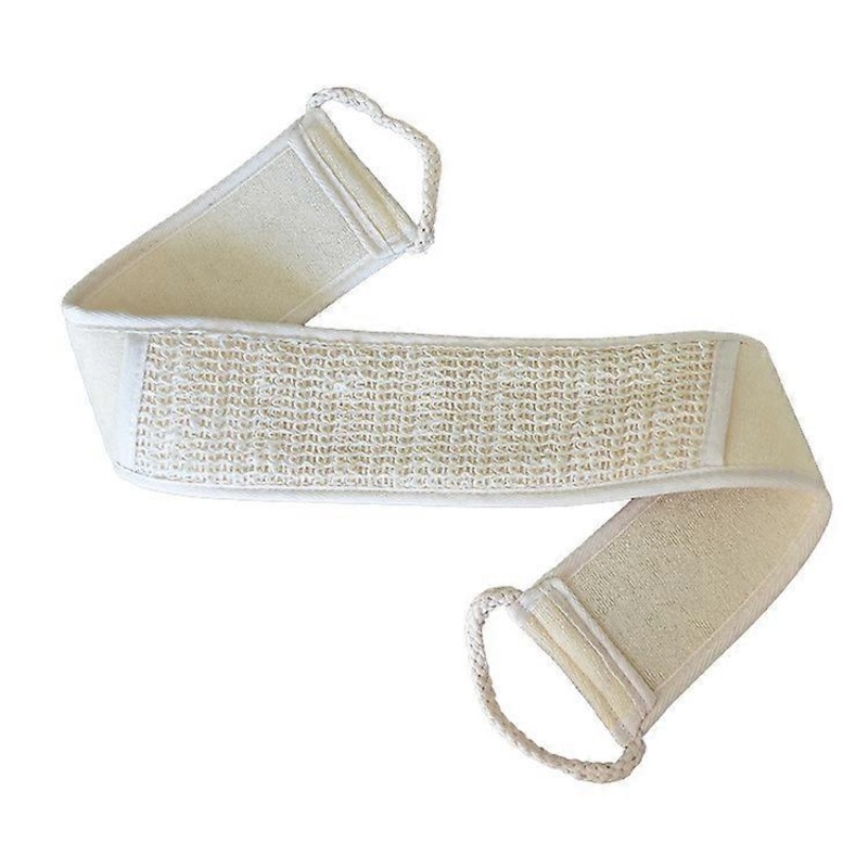 Tizzy cotton and linen Body Exfoliator and Back Scrubber for Shower