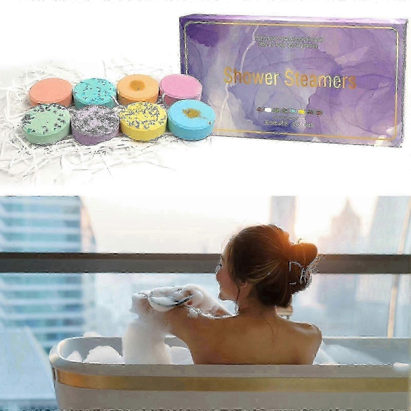 Dried Flowers, Essential Oil, Bath Salts, Aromatherapy Shower Tablets