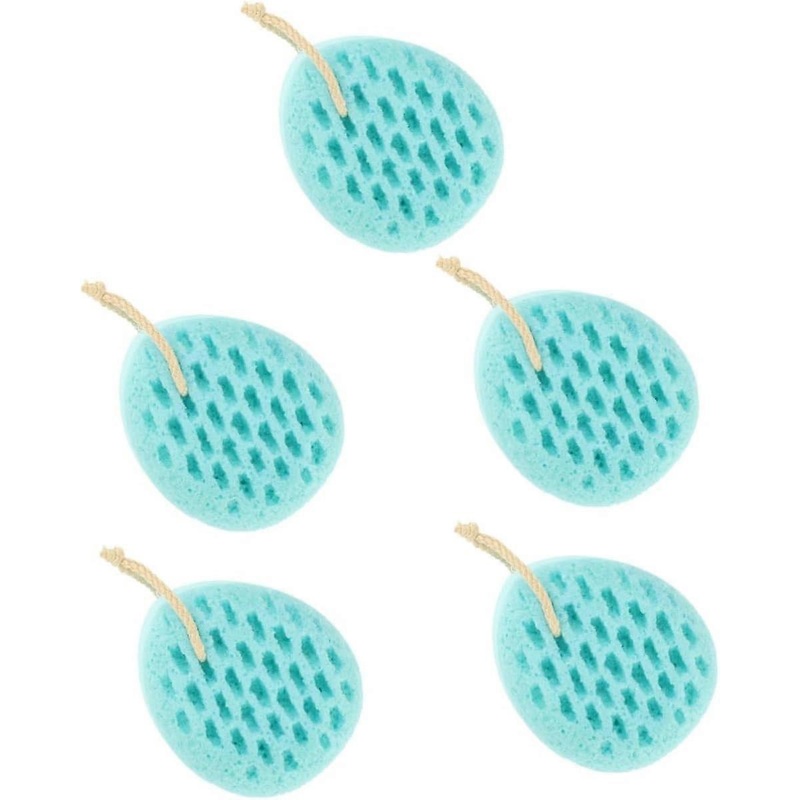 2 Pcs Kids Mesh Bath Poufs Sponges Small Shower Puff Balls Body Exfoliating Sponge Scrubber Bath Loofahs Body Exfoliator