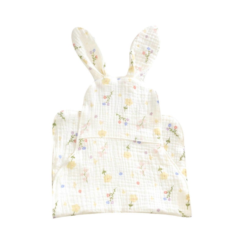 Baby Backrest Towel Cartoon Pattern Sweat Absorbent Back Towel Pad Wipes Soft Breathable Sweat Wipe Cloth Essential
