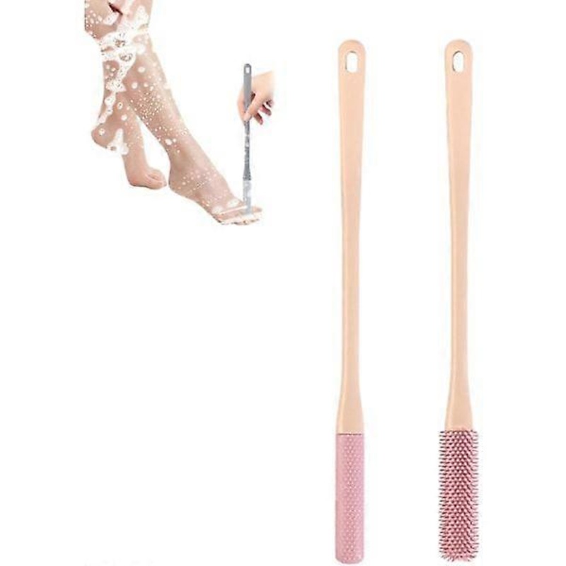 Toenail Cleaning Brush, Foot Brush for Shower, Foot Scrub for Use in the Shower, Foot Scrub in Shower Brush (Pink Set)