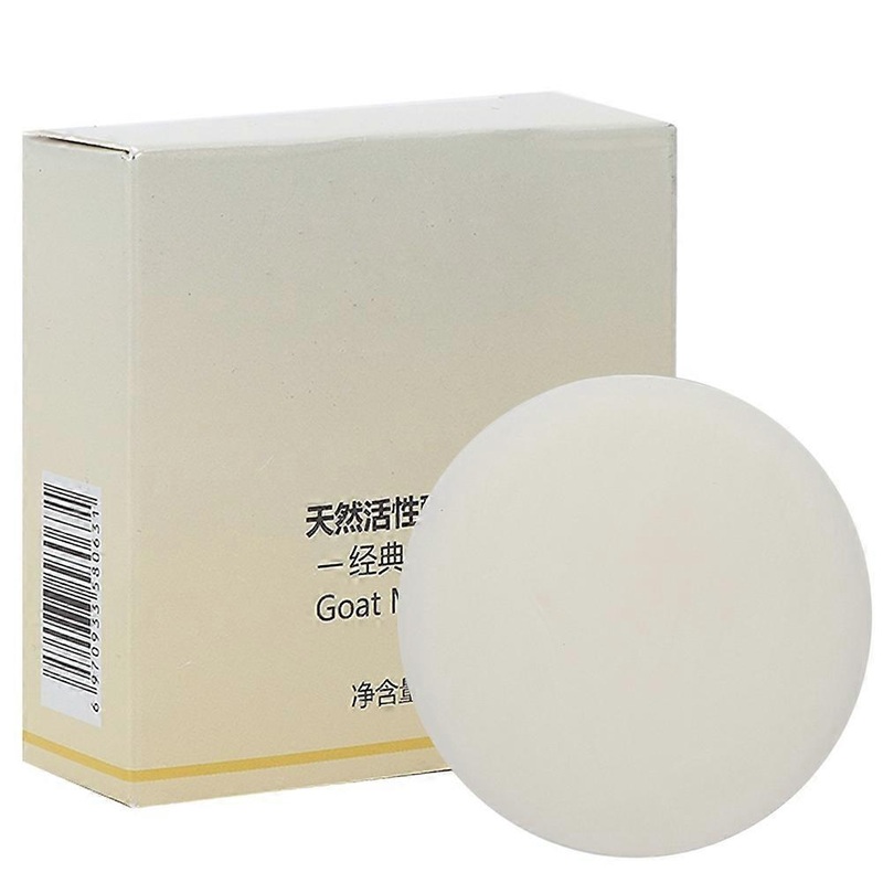 50g Goat Milk Soap Deep Cleansing Moisturizing Pore Shrinking Skin Care Soap