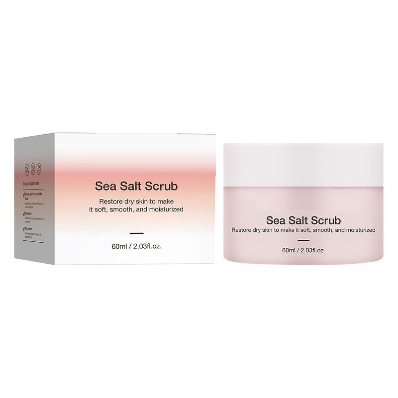 Scrub Exfoliating Moisturizing Body Scrub For Glowing Skin 100 Natural Sea Scrub With 60ml Sunshine223