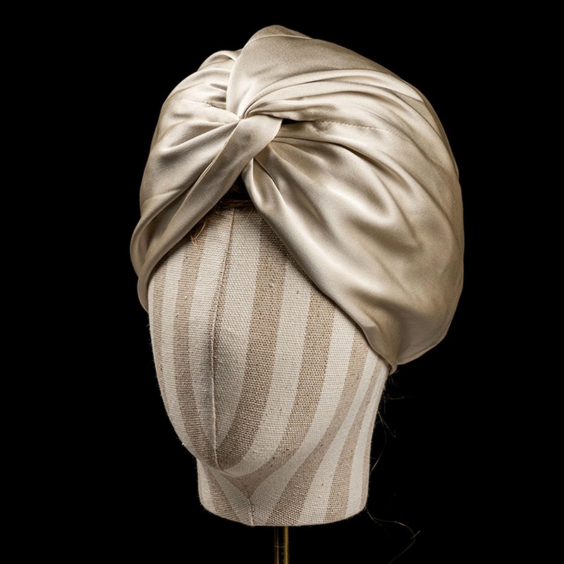 Women Satin for Extra Large Bonnet Sleep Cap Knotted Hair for Protection Turban Night Hat for Head Cover