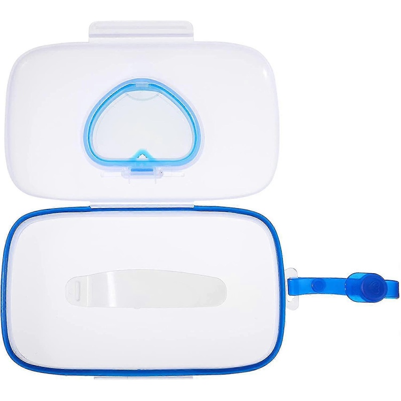 2pcs Wet Wipes Box (white + Blue)