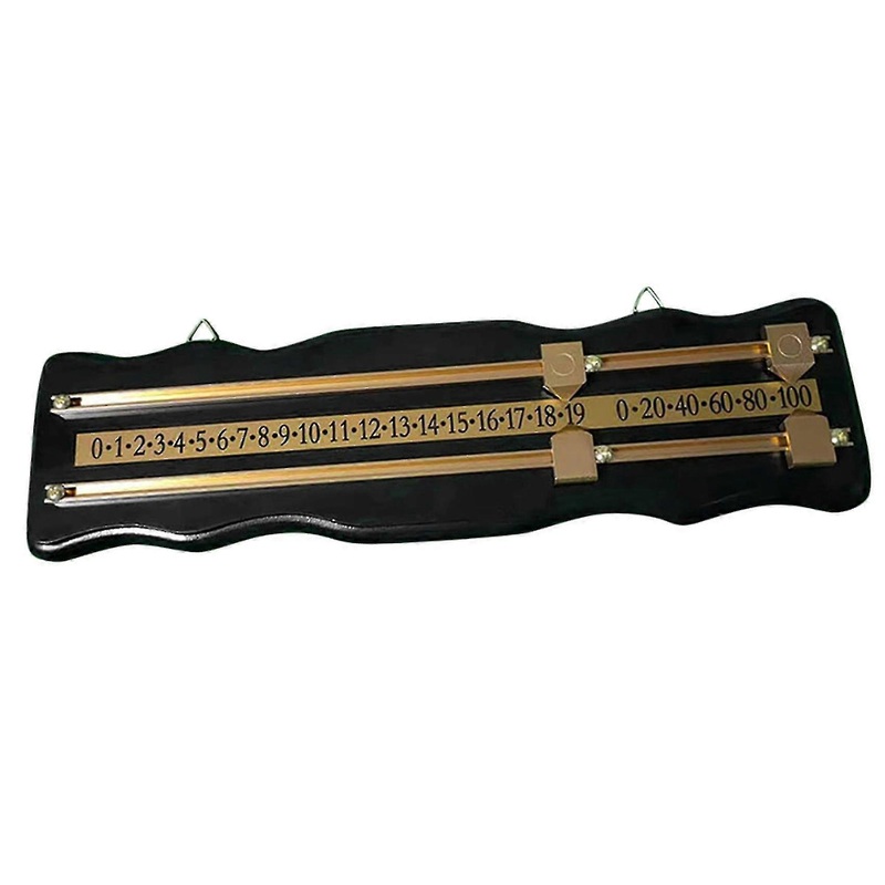 Billiards Scoreboard Wall Mounted Snooker Scoreboard Wood Black