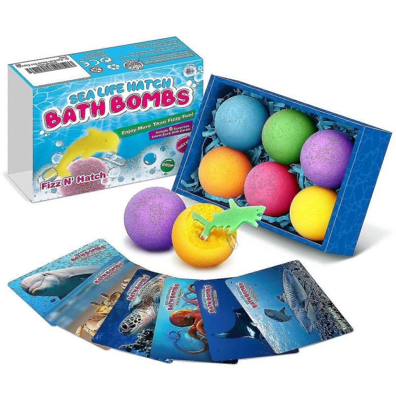 Blind Box Toys Exploding Bath Salt Balls Children’s Bubble Exploding Salt Bathtub Soaking Balls Salt Bath Balls