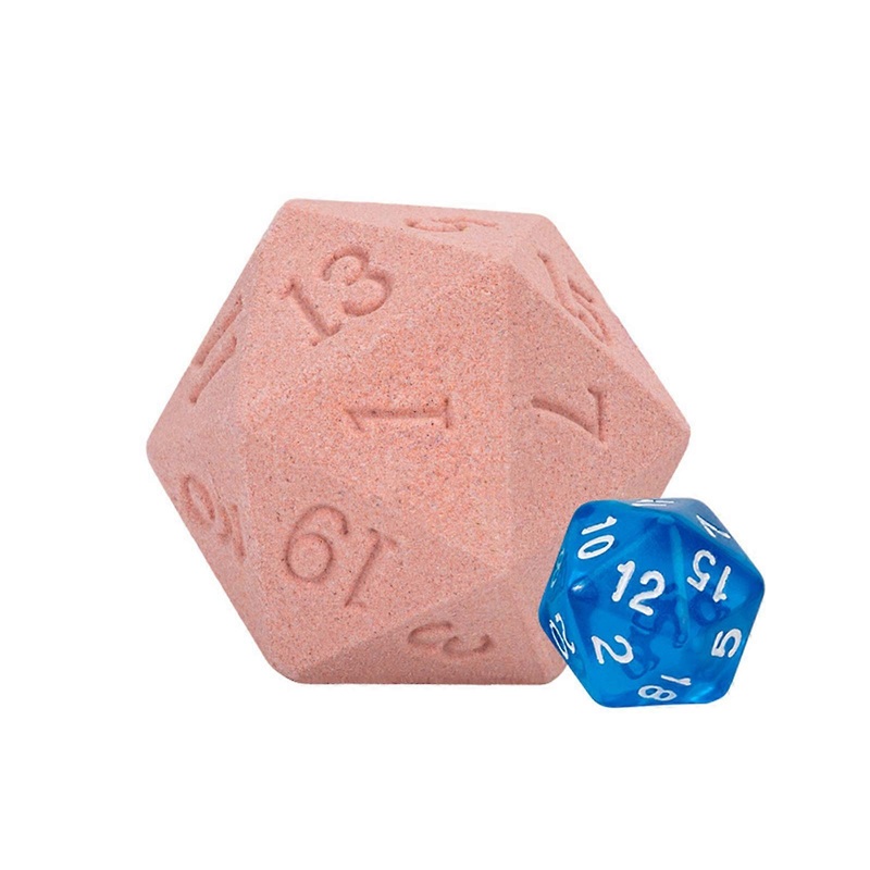 100g Dice Bath Bomb with Polyhedral Dice Inside, Bubble Bath Fizz Ball with Essential Oils, Salt Spa Bath Relaxation and Skin Care
