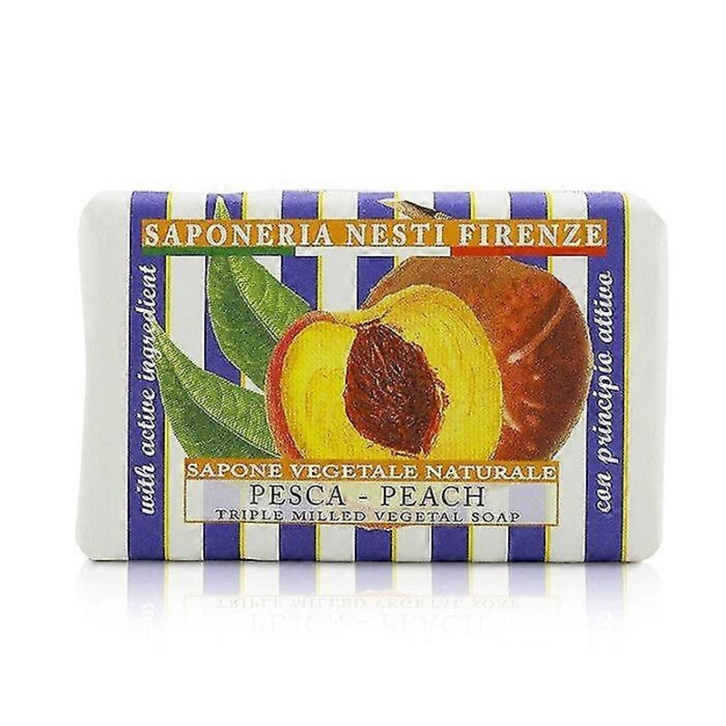 2025 Nesti Dante Le Deliziose Natural Soap – Peach 150g/5.3oz
