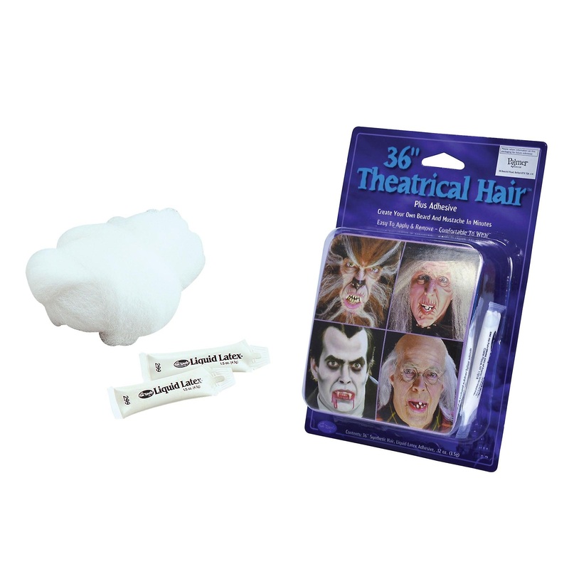 Theatrical Hair 36″ White Make Up Unisex Mu126