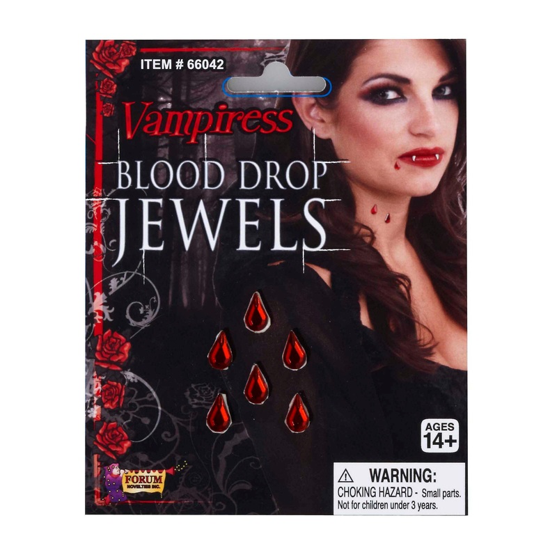 Vampiress Blood Drop Jewels X66042
