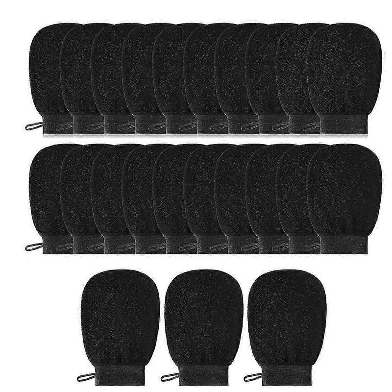 20 Pcs Exfoliating Glove Bulk Exfoliator Mitt Body Scrubber 150D Viscose Fiber Deep Skin Korean Scru
