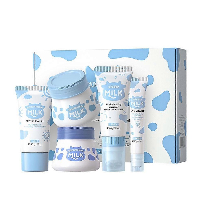 5piece Skincare Set , Milk Beauty Gift Sets for Teenage Girls,Comfort Cleansing