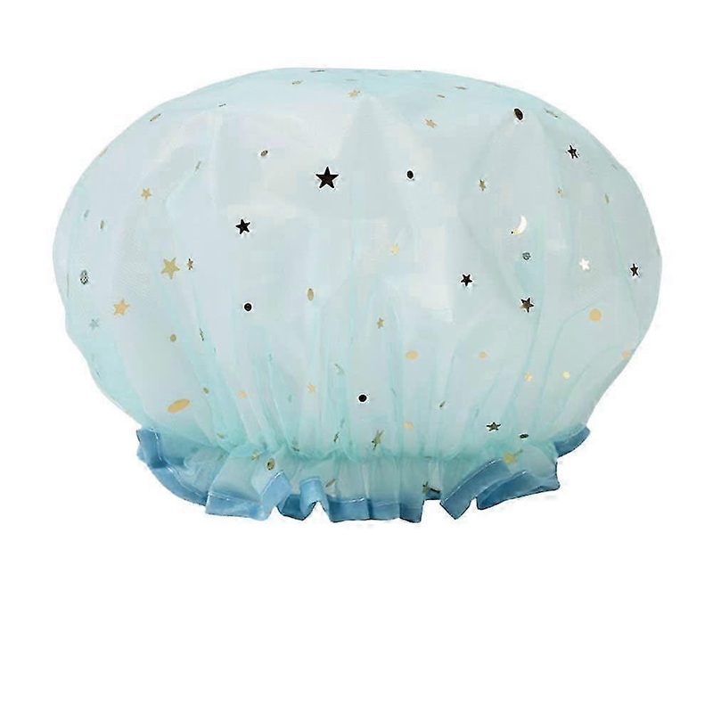1-pack shower cap durable breathable shower cap for adults waterproof/reusable shower cap for hair