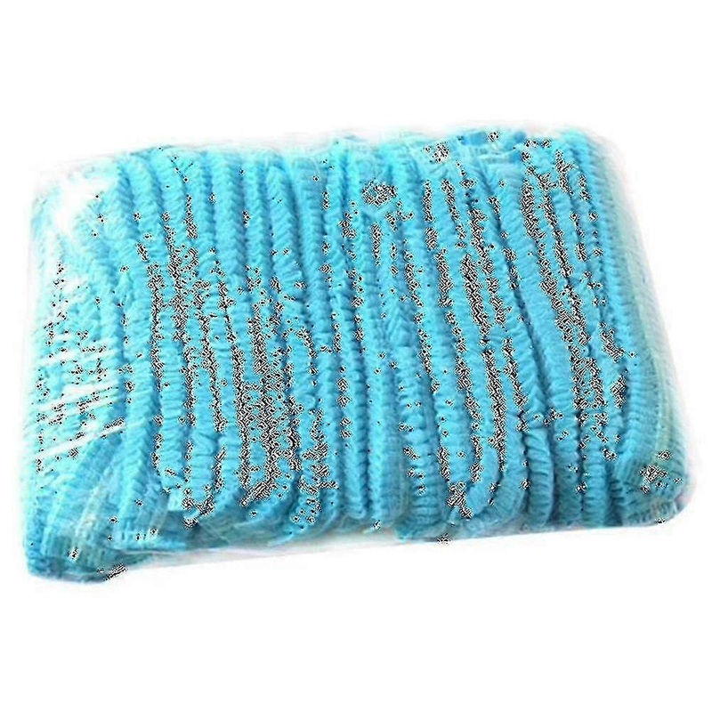 100x Disposable Hair Net Head Cover Cap Anti Dust Medical Surgical Stretchy Hat()_–