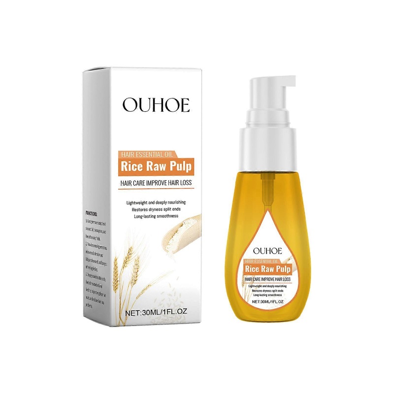 Rice Wash Water Hair Care Oil, Moisturizing & Repairing Oil, 30ml
