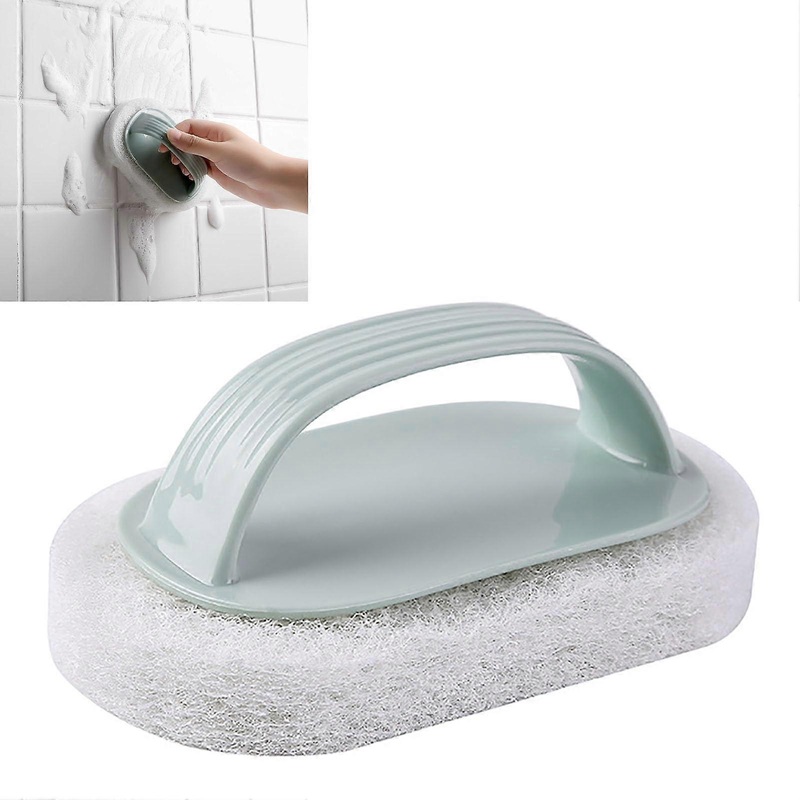 Thick Sponge  Exfoliating  Brush, Effective Cleaning, Comfortable Grip, Made of Sponge Materials, Versatile Use, for Showers, Tiles, and Household