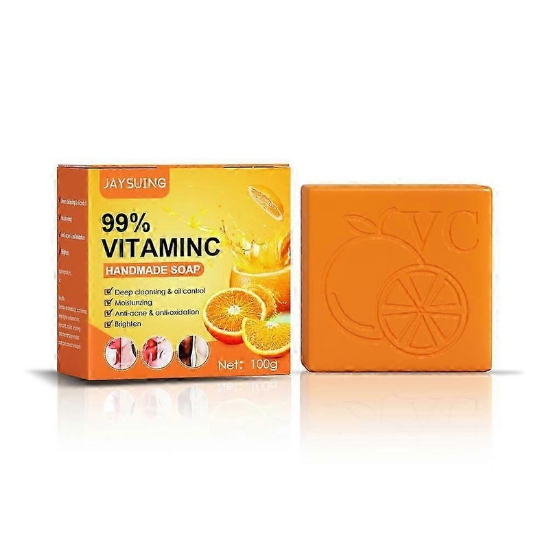 VC Handmade Soap Whitening Soap Foaming Net Improve Dull And Bright Skin