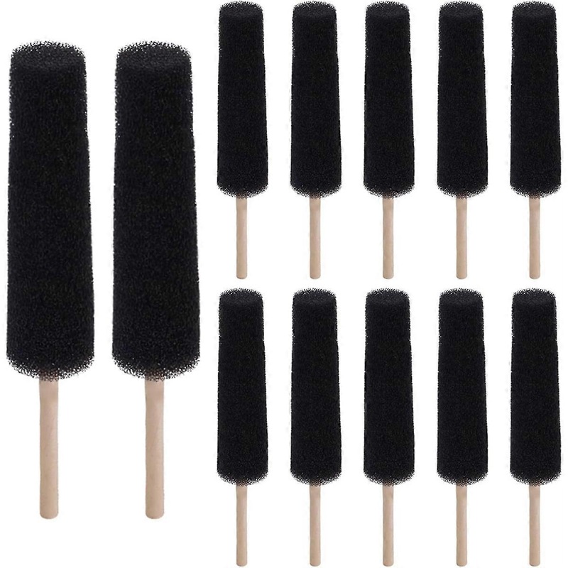 12 Pack Pottery Sponges for Clay, Ceramic Sponge on A Stick Reusable Shaping Trimming Pottery Tools
