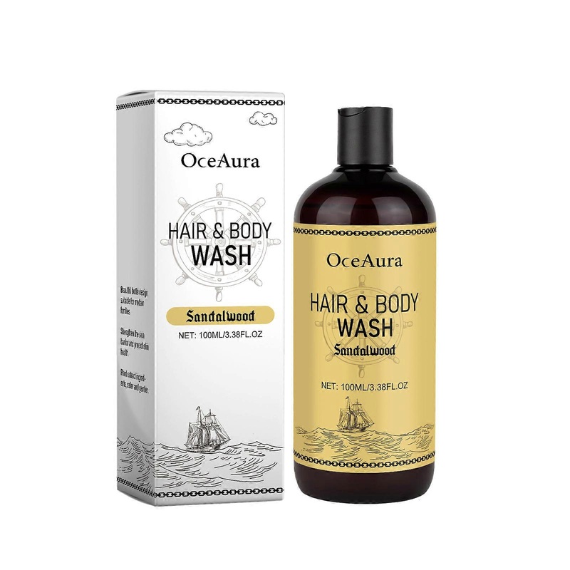 2-in-1 Shampoo & Body Wash for Men – Moisturizing, Cleansing, All Skin Types, Grapefruit Scent, 100ml