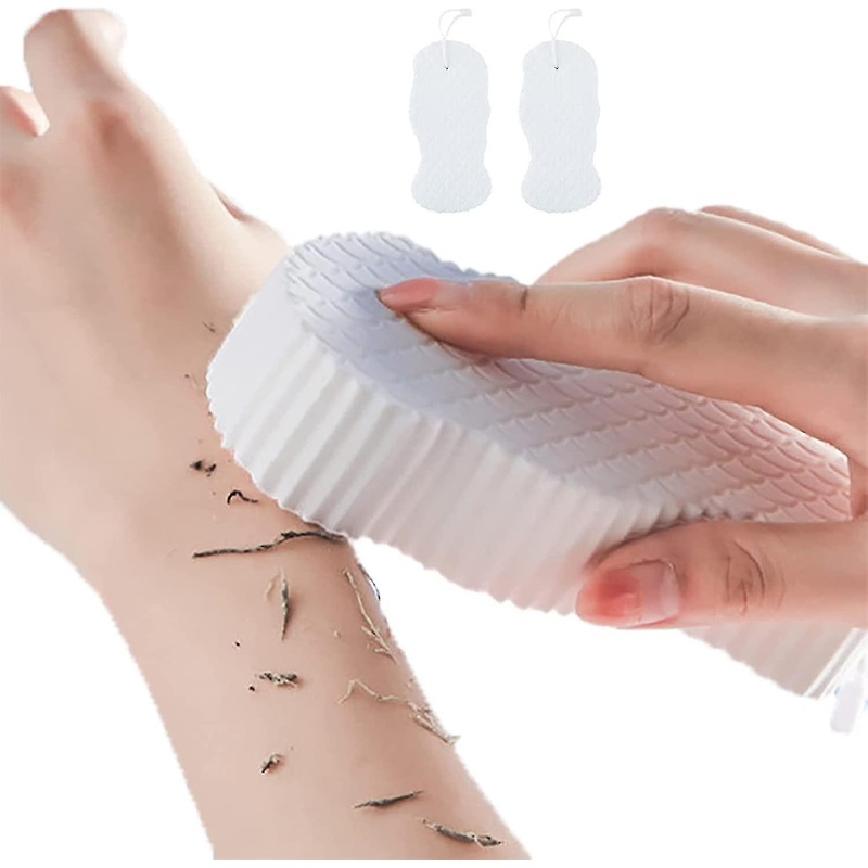 2 Multipack Ultra Soft Exfoliating Bath Sponge, Body Dead Skin Removal Bathing Gift