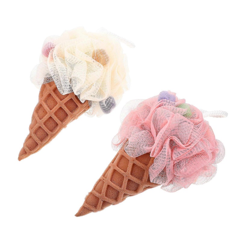 Portable Shower Loofah Bath Sponge for Bathing Use 6Pcs Pack