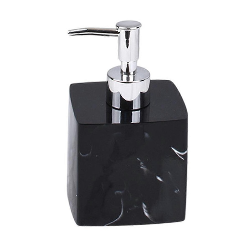 TKdaddy 400ml Hotel Bathroom Dispenser For Shampoo Body Wash Hand Soap Resin Pump Bottle Ink Black