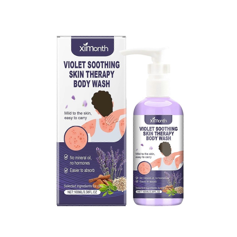 Violet Skin Shower Gel Gently Cleanses The Body Back Skin Repair Moisturizing And Cleansing