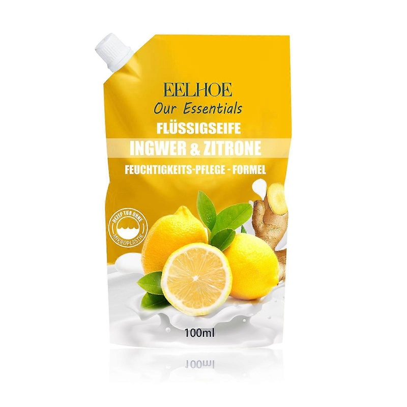 Gentle Hand Care Cleaning Hand Wash Lemon Ginger Extract Formula Gentle Hand Cleansing For Camping Hiking Travelling