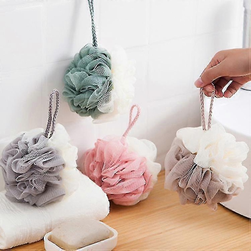 Two-color Foaming Rich Bath Ball Stitching Color Large Bath Flower Bath Ball Bath Ball Adu