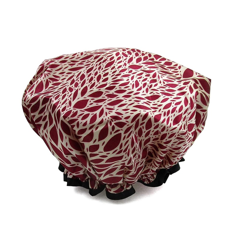 1 Pcs Waterproof Shower Cap for Women,Reusable Elastic Bath Cap for Girls Spa Home Use,Hotel and Hair Salon