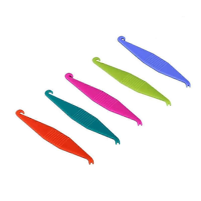 10 Pcs Plastic Shims Elastic Placers Tool Elastic Placers Hook Orthodontic Elastic Bands Placer