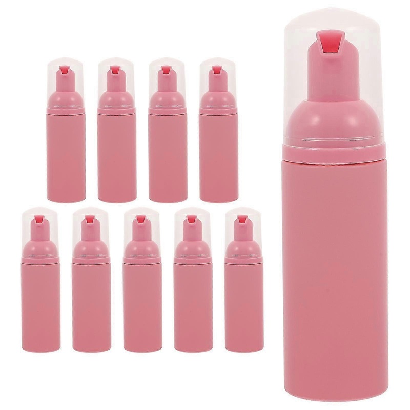 10 Pcs Travel Shampoo Bottles Plastic Soap Bottle Liquid Soap Container Refillable Pump Bottles Plastic Foaming Bottle