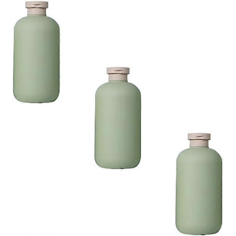 3pcs Flip Cap Shampoo Bottles Empty Sub Package Squeeze Bottles Shower Gel Bottle Refillable Containers