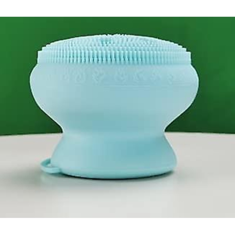 Wet and Dry Brush Body Brush, Silicone Body Scrub, Gentle Exfoliation, Soft Skin, Gentle Massage with Silicone loofah Bath Brush, Ladies and Men Bath