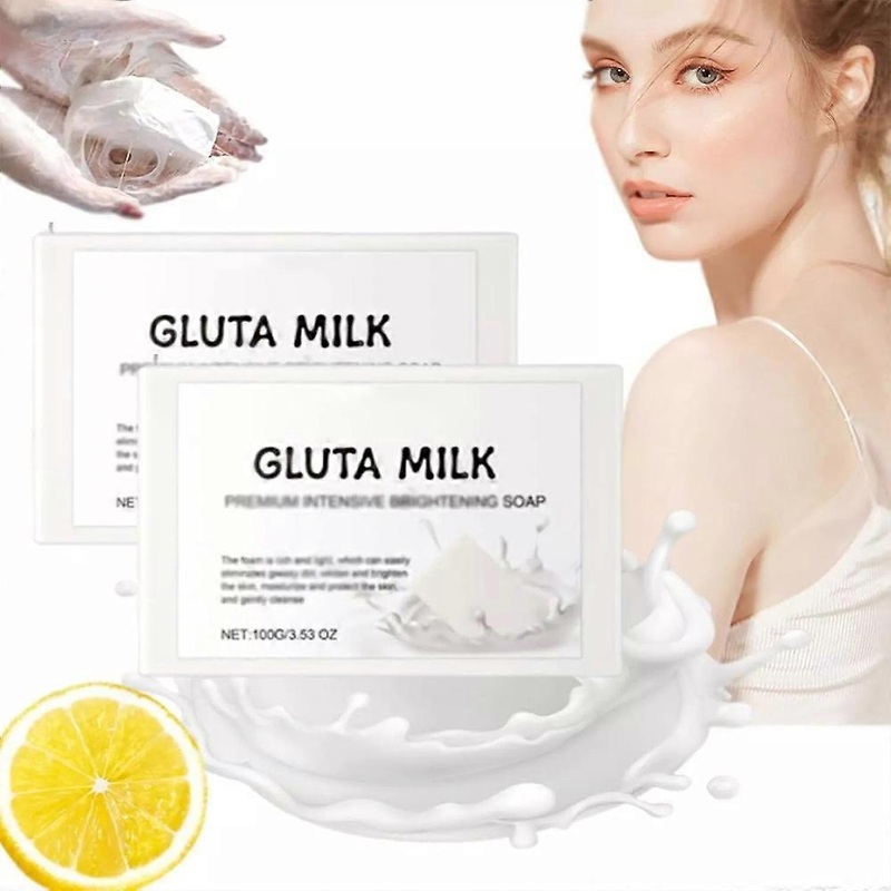 1-3X Gluta Milk Soap,Charkush Beauty Gluta Milk Soap,Gluta Milk Bar Soap