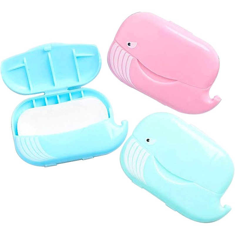 150 Pcs Portable Soap Paper Sheets 3 Disposable Soap Sheet Boxes Multifunctional Soap Paper With Plastic Soap Boxes