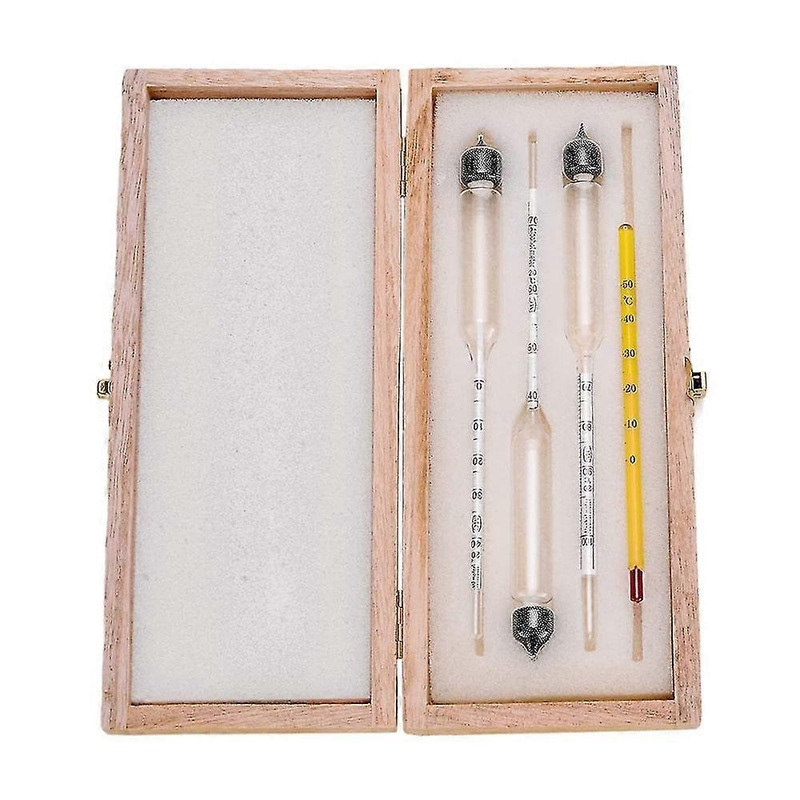 3pcs Alcohol Meter With Alcohol Content Vol% Hydrometer